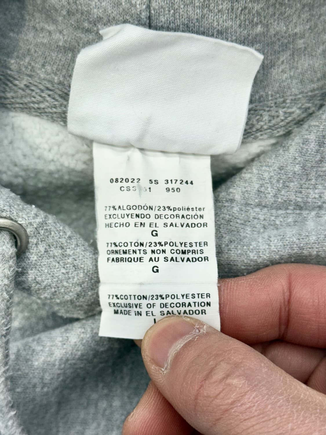 챔피온 리버스위브 모마 헤더 후디 스웨트 셔츠 상품이미지8