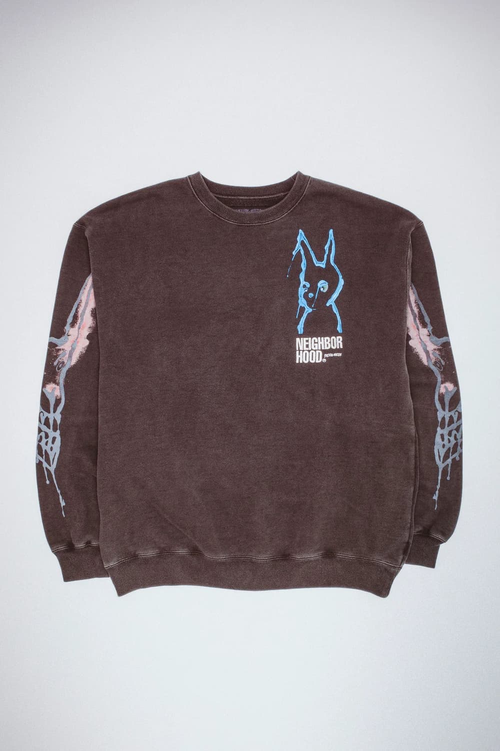 [XL] 네이버후드x퍼킹어썸 피그먼트 다이드 맨투맨 상품이미지1