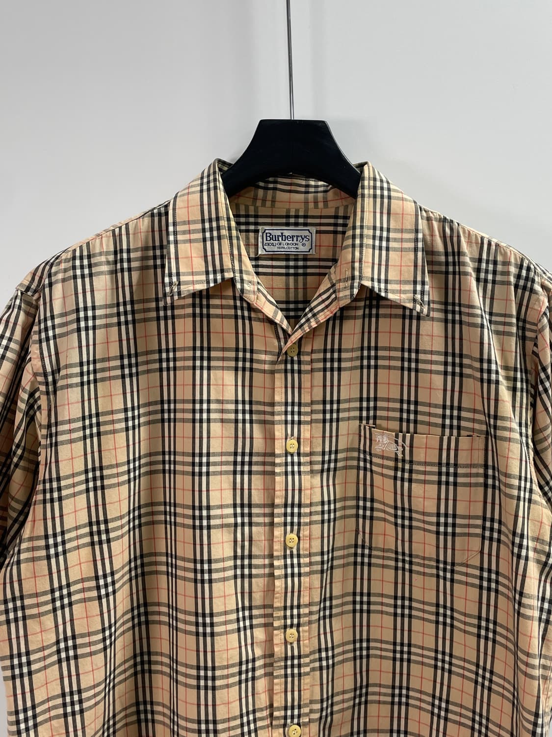 버버리 노바체크 반팔 셔츠 (on.232) 상품이미지2