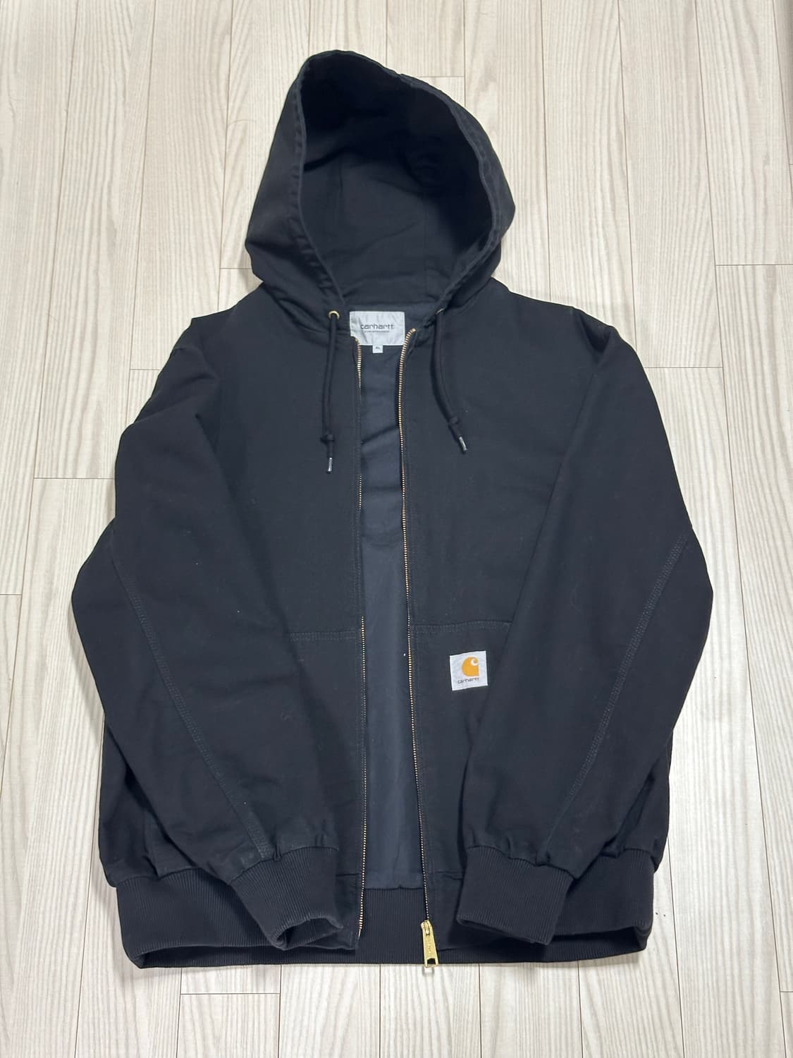 칼하트 WIP 액티브 자켓 블랙 XL사이즈  상품이미지1
