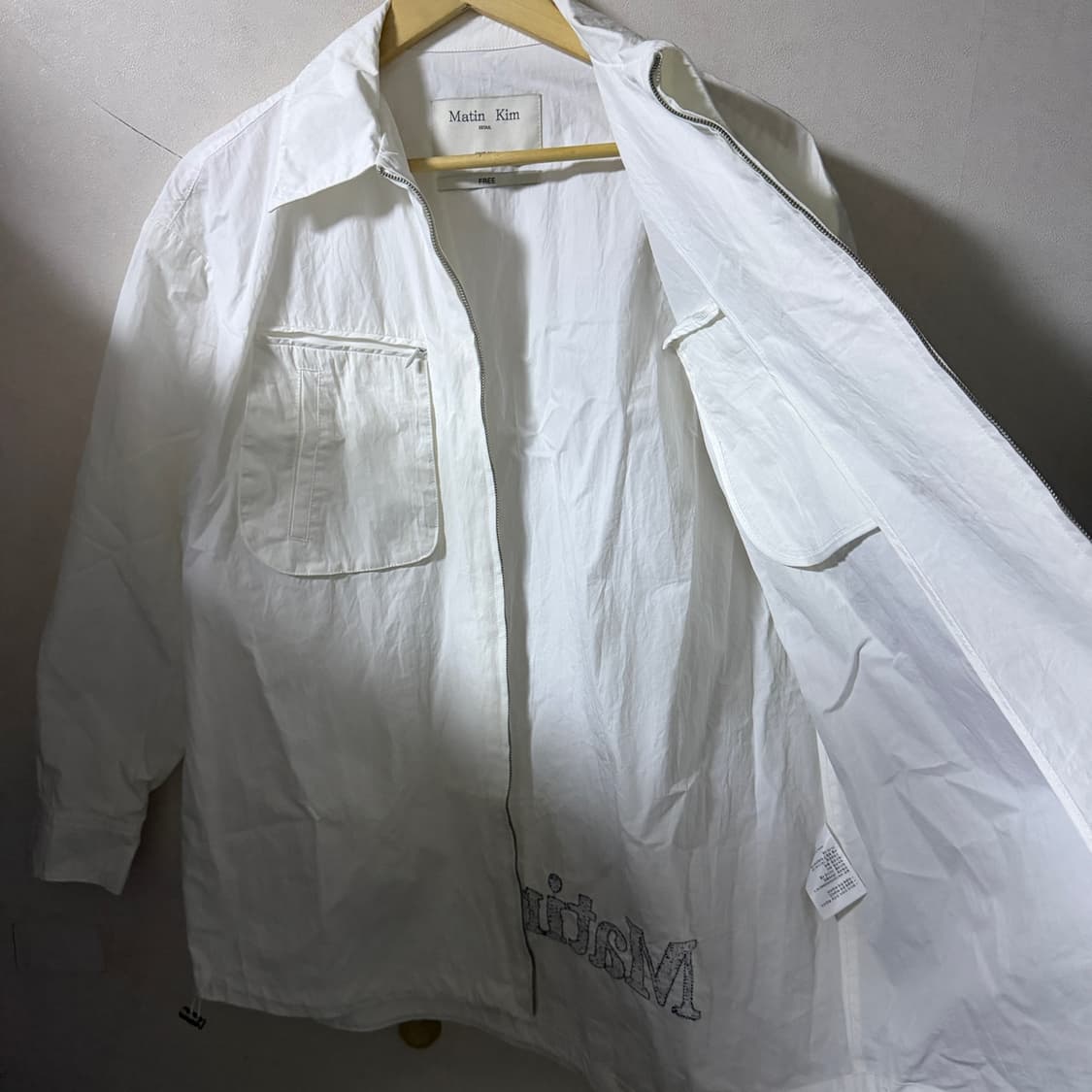 마뗑킴 아웃포켓 워크셔츠 (프리) 상품이미지7