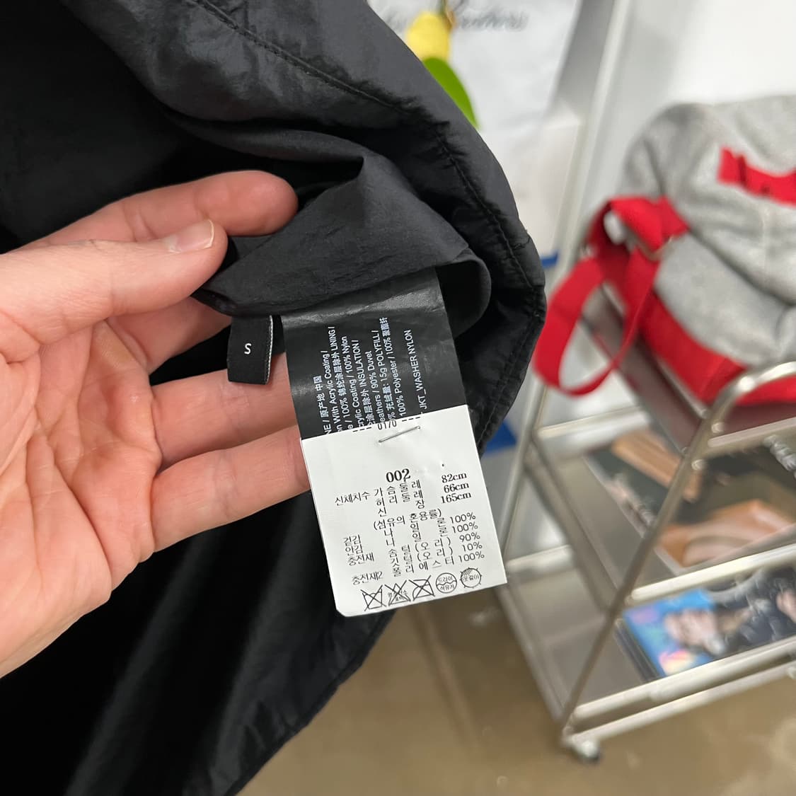 띠어리 우먼 2024 덕다운 패딩 셔츠 S 상품이미지5