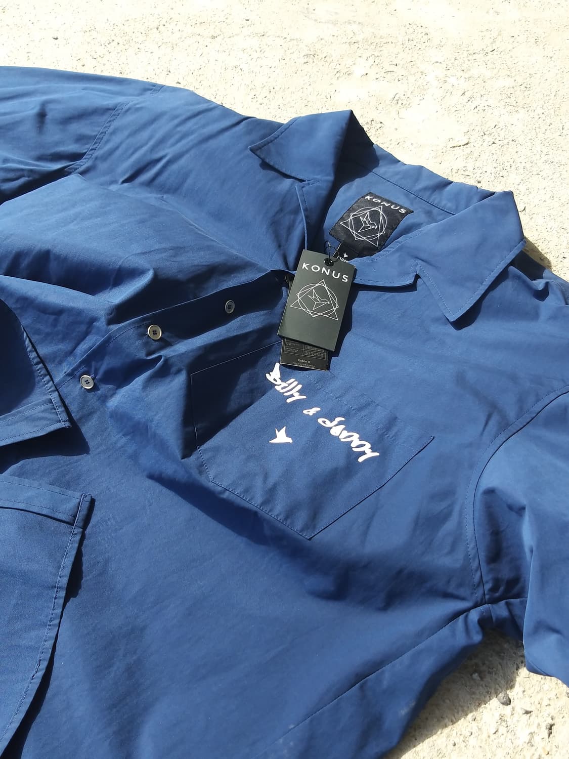 (새상품) KONUS 블루 셔츠 상품이미지2