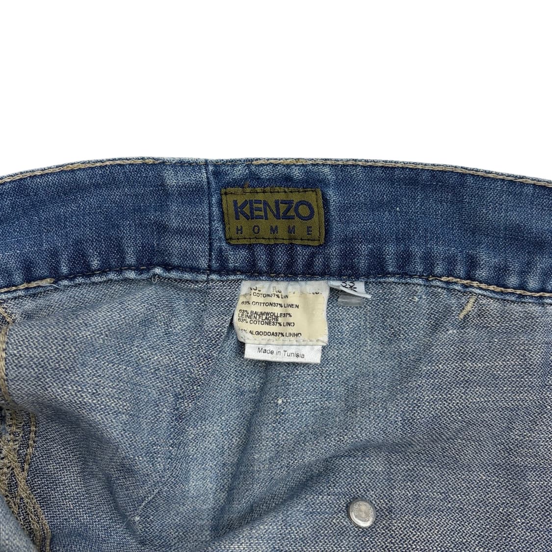 겐조 옴므 청 데님 반바지 하프 팬츠 33 상품이미지3