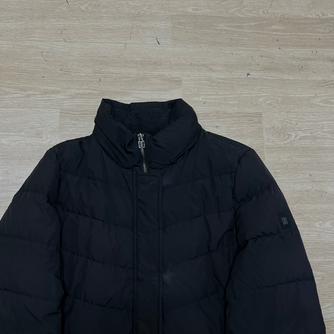 닥스 골프 여성 구스다운 스탠드넥 미디엄 롱패딩 점퍼 [블랙] M/95 상품이미지2