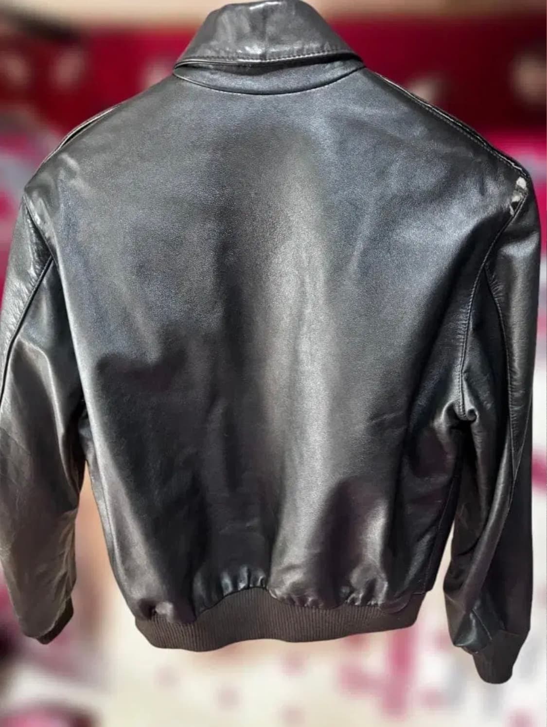 A-2 플라이트 자켓 가죽 다크 브라운 42 상품이미지3