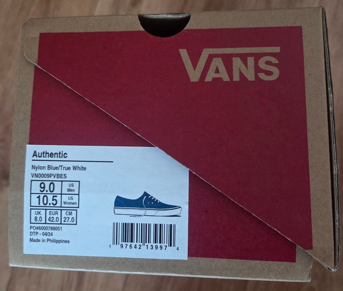 반스 어센틱 나일론 블루 270 상품이미지5