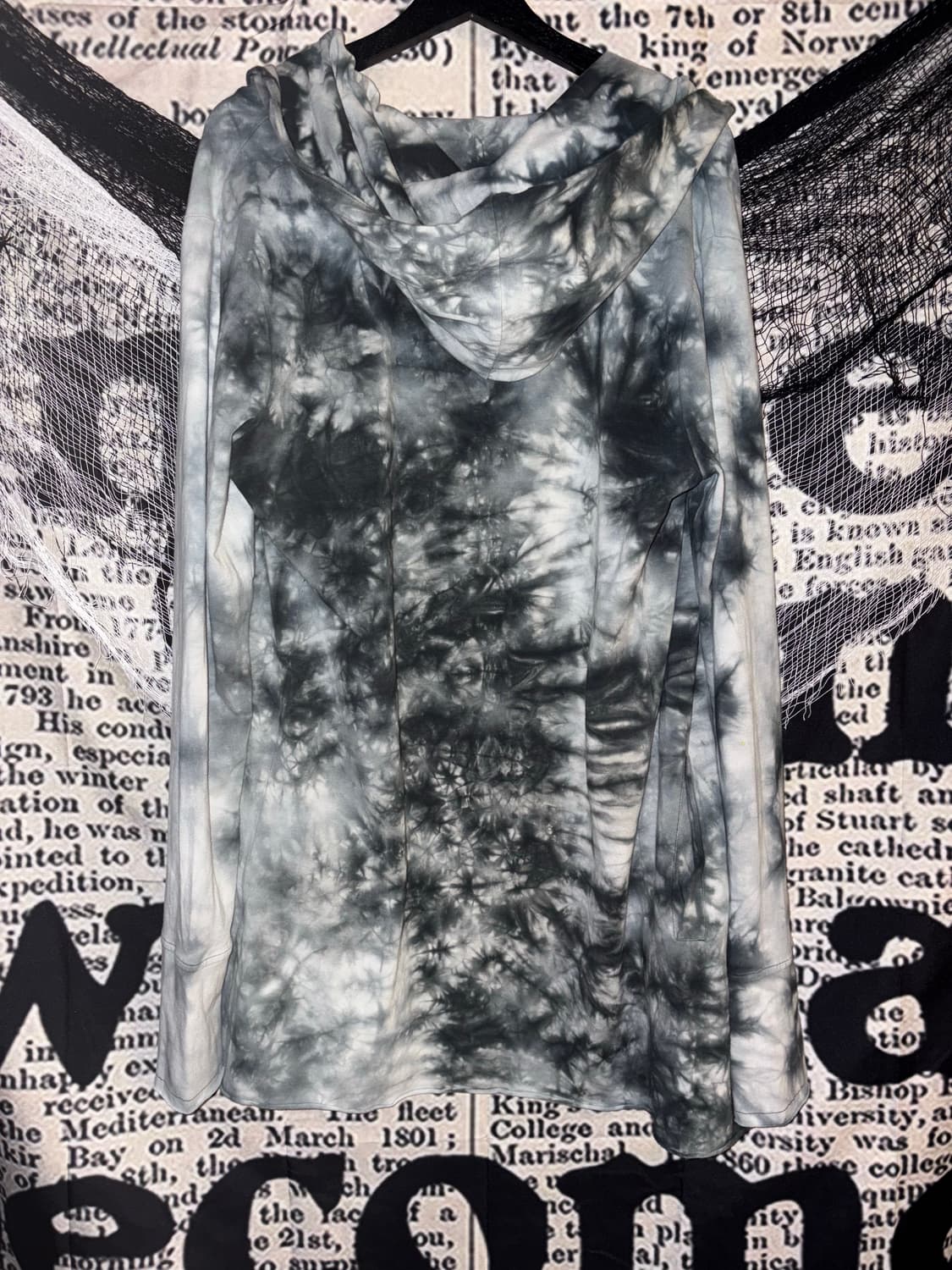 Midas Tie-Dye Longline Hooded Top 상품이미지10