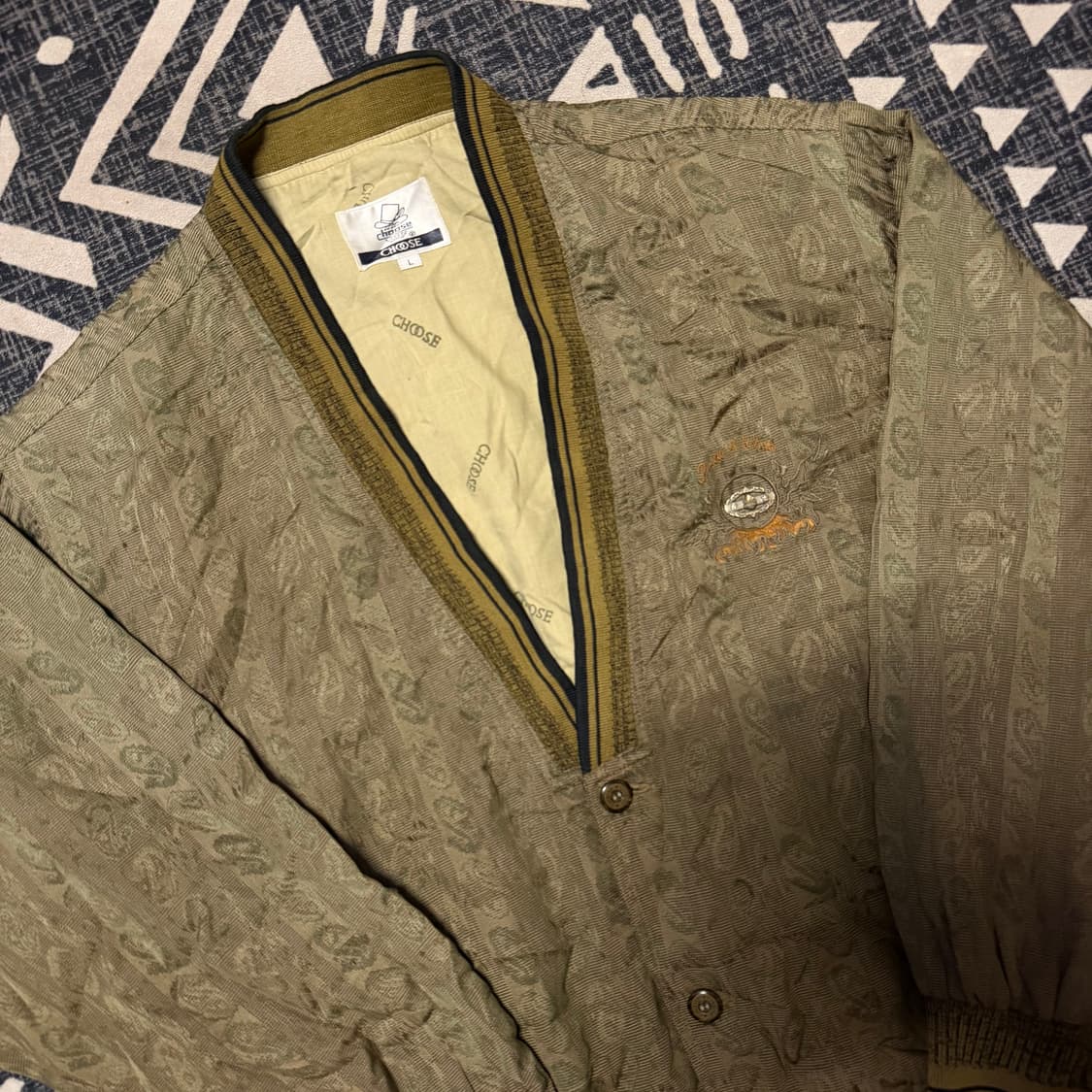 JPN 페이즐리 패턴 자켓 상품이미지2