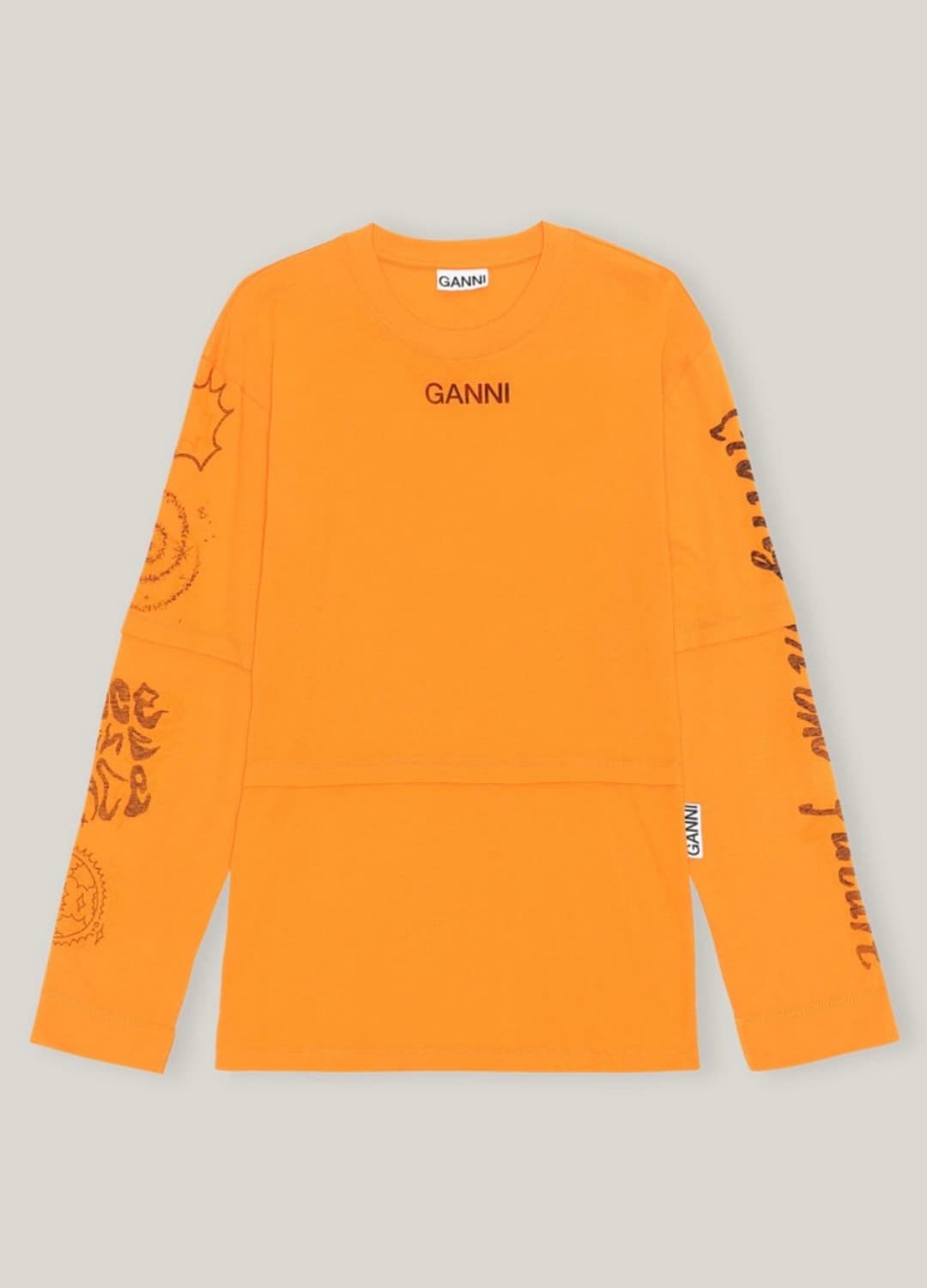 GANNI 롱 슬리브 티셔츠 판매 상품이미지1