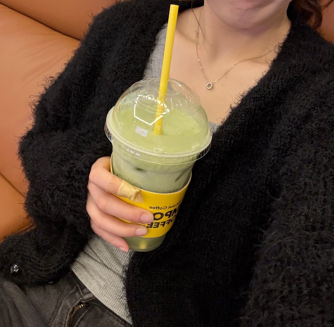 블랙가디건 앙고라느낌 (새제품) 상품이미지5