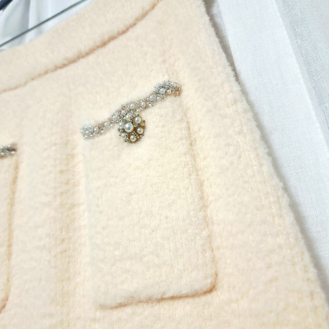 셀프포트레이트 부클 밴딩 롱스커트 (UK8/US4/24-25in.정도) 상품이미지1