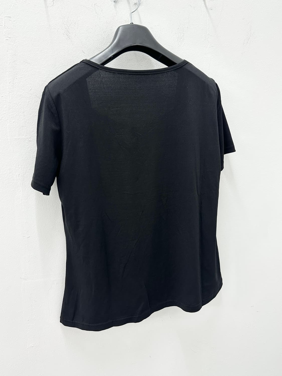 VIntage black lace panel top 상품이미지4