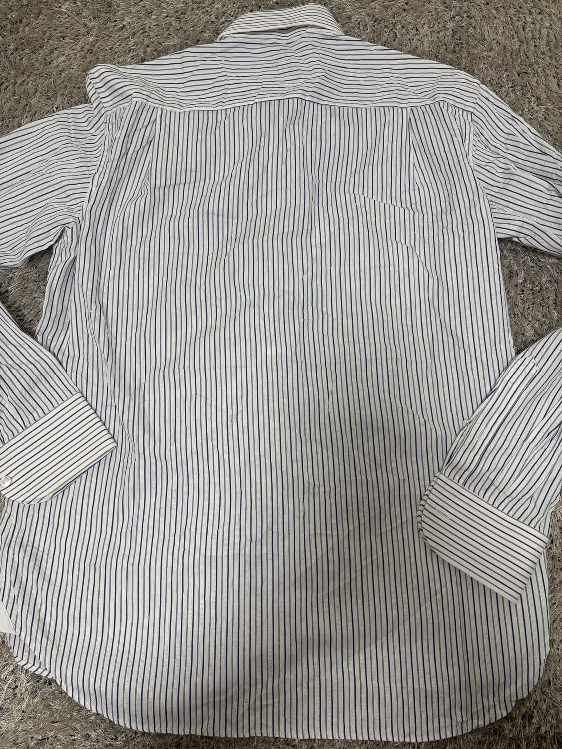 이태리제 CANALI 스트라이프 셔츠 사이즈 100-105 상품이미지6