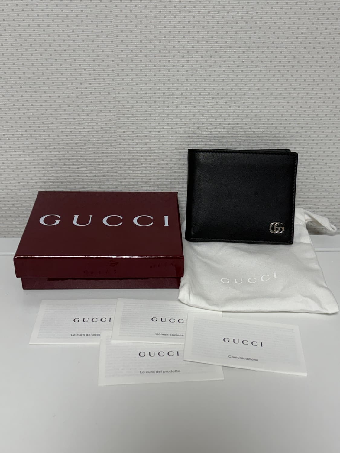 구찌 남자 반지갑 블랙 풀구성 상품이미지1