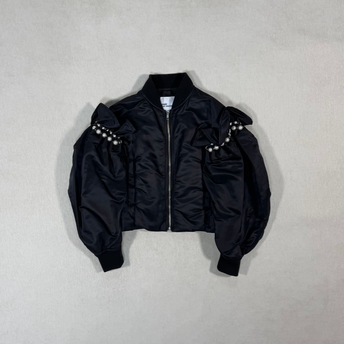 Pearl Bomber Black Jacket 상품이미지1
