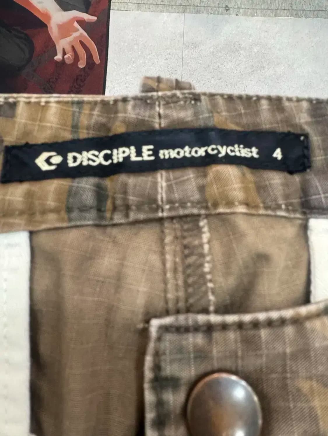 DISCIPLE Motorcyclist 카모 카고 팬츠 상품이미지5