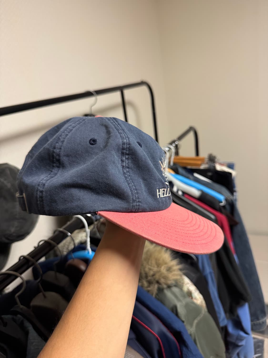 헬로 선라이즈 투톤 로고 캡 상품이미지3