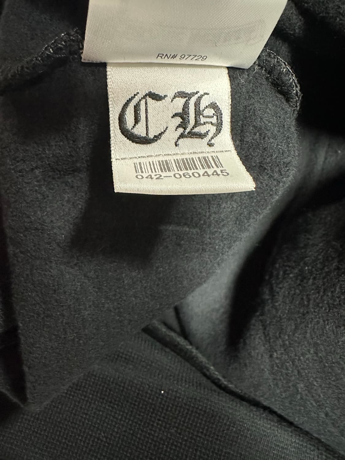 [L] 크롬하츠 1988 블랙/실버 후드티 새상품 상품이미지6