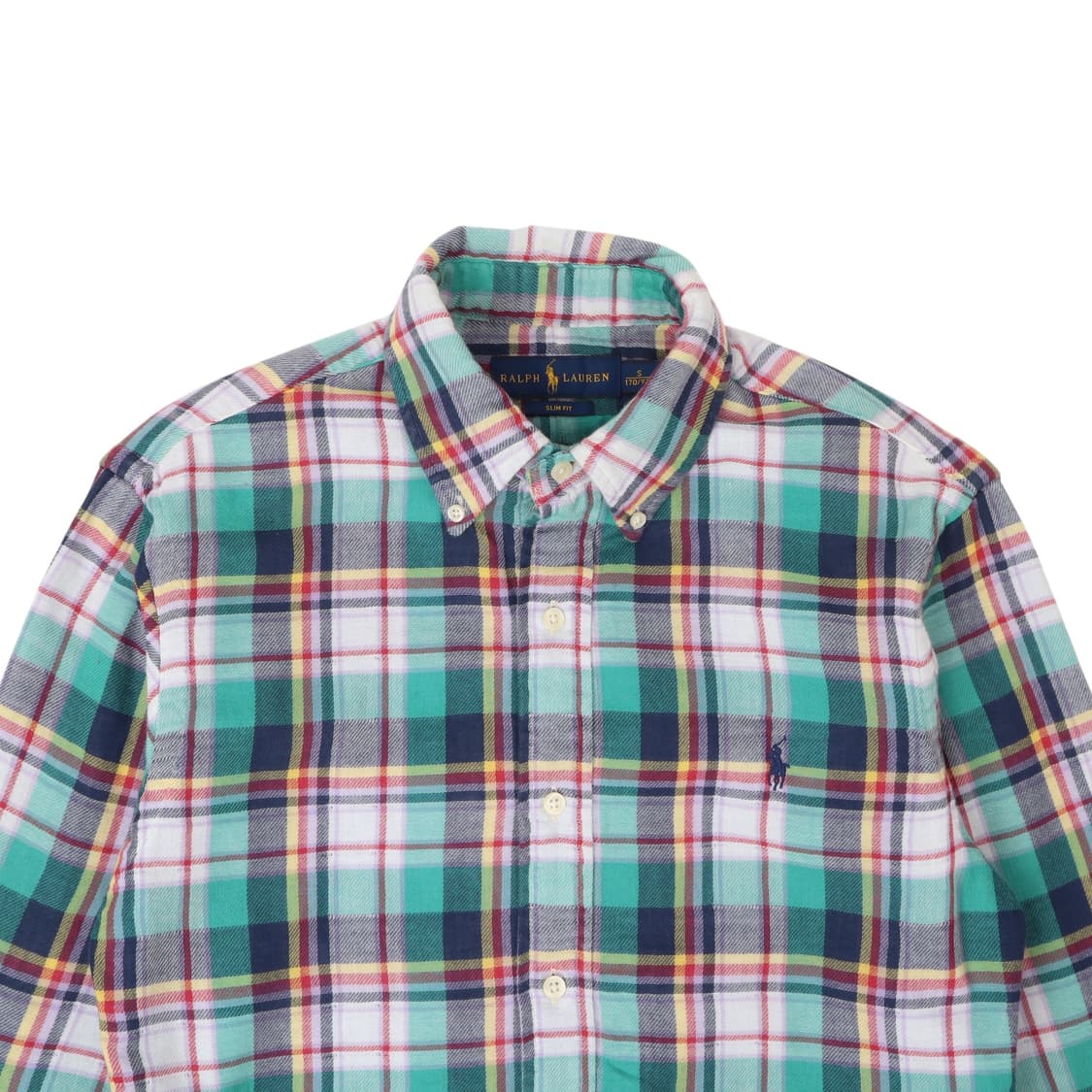 폴로 랄프로렌 민트 체크 셔츠 상품이미지2