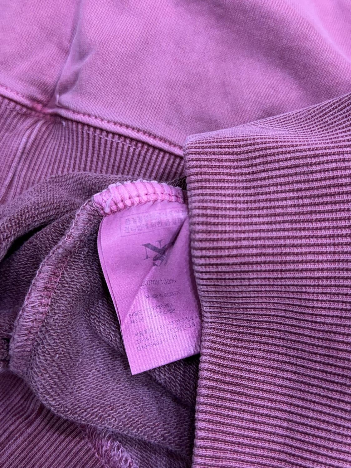 NOS7 손흥민 오디너리 선데이 빈티지 가먼트 다잉 맨투맨 M 상품이미지5