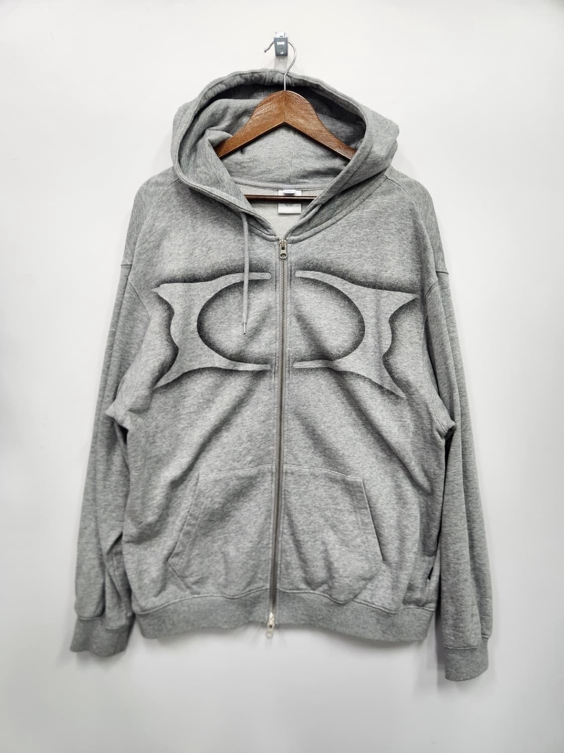 크리틱 그레이 후드집업 상품이미지1