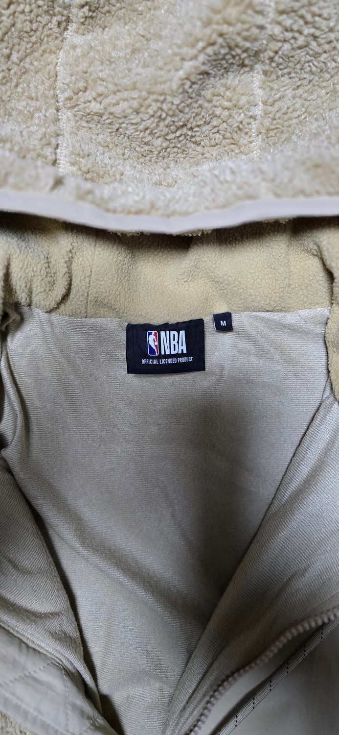 NBA 양털 후드 집업 베이지 M 상품이미지2