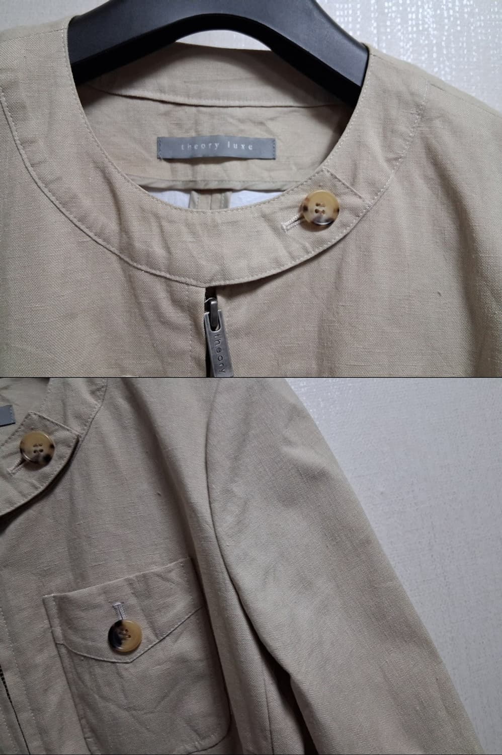 일본빈티지 띠어리 내부방수코팅 100%린넨 집업라운드쟈켓 55
일본산 상품이미지5