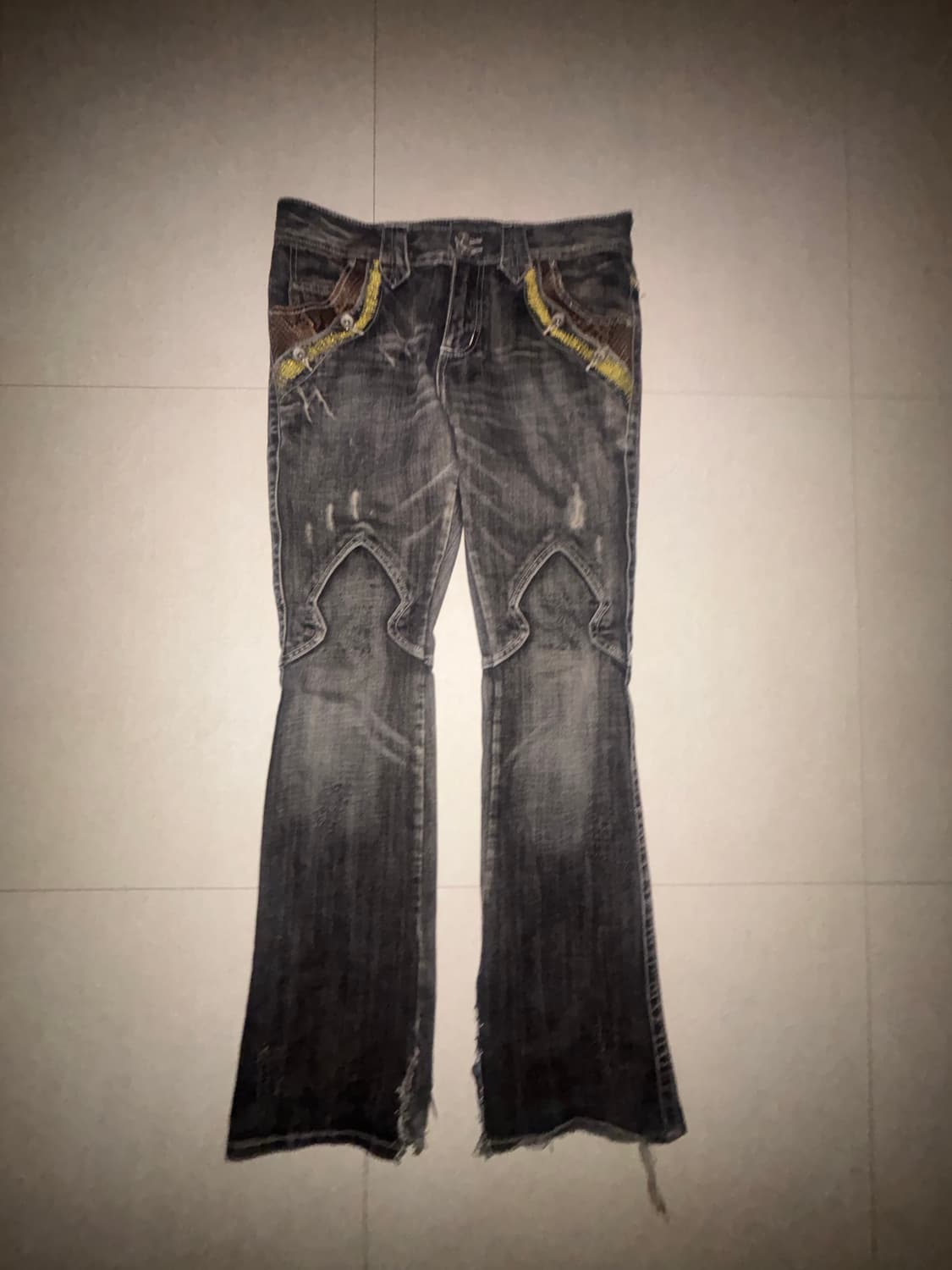 세멘틱디자인 뱀피데님 상품이미지1