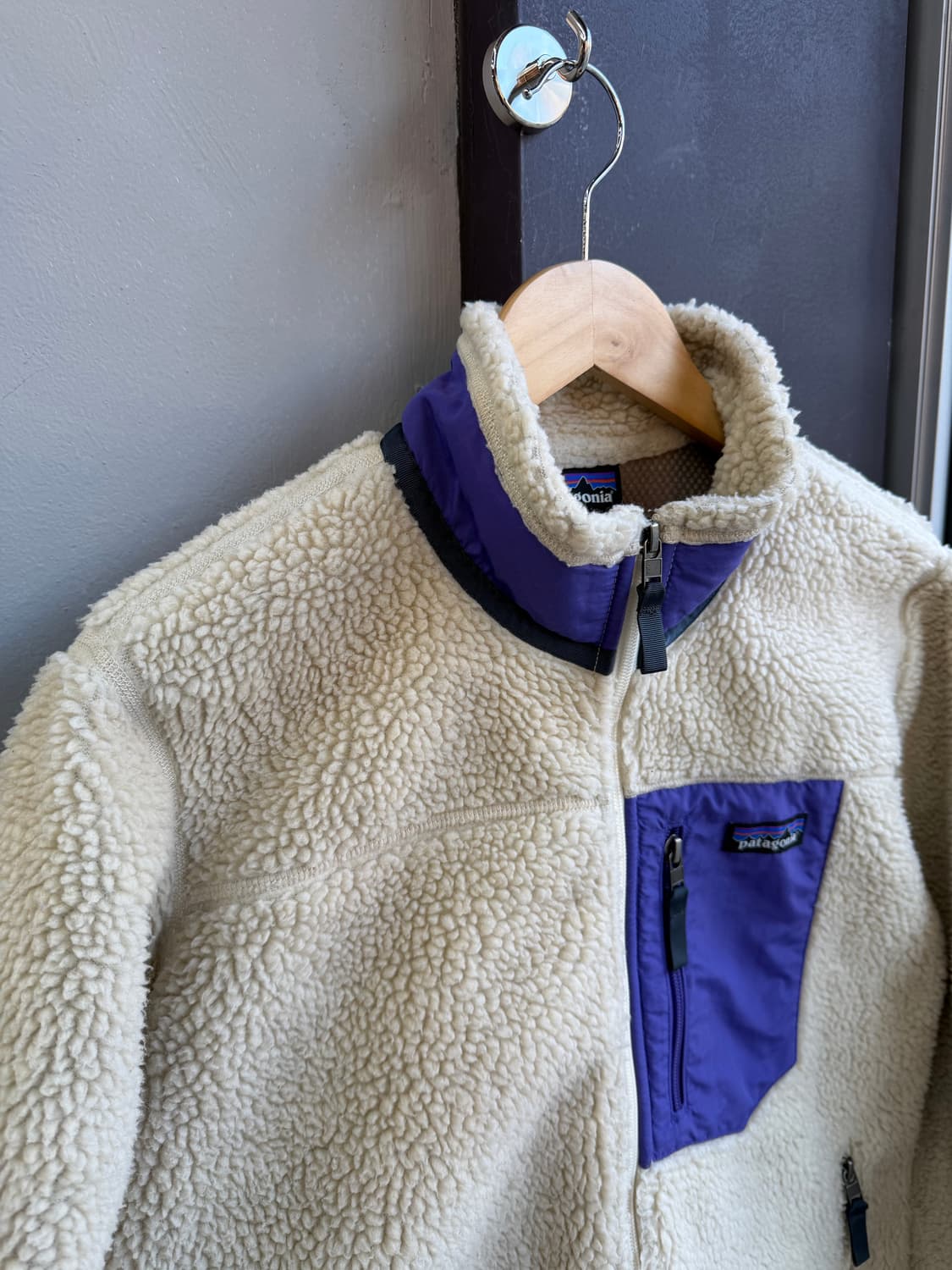 L/ 파타고니아 레트로 파일 블루앤블루 후리스 집업 상품이미지5