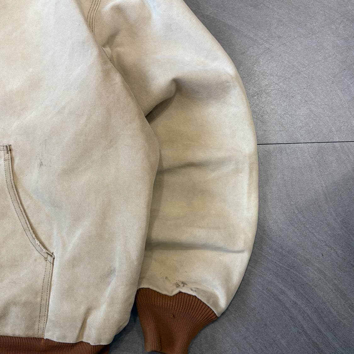 칼하트 정품 미국 생산 베이지 액티브 자켓 상품이미지6