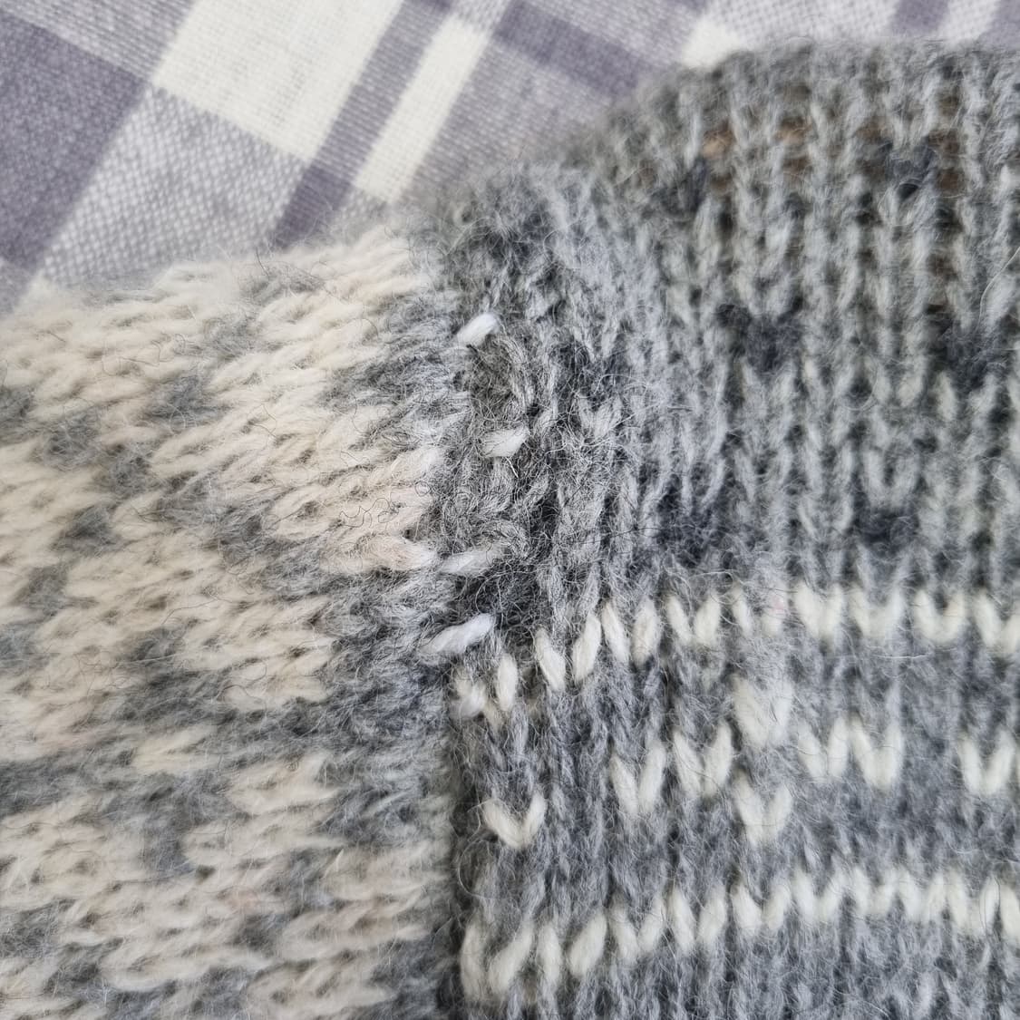 일본 빈티지 ROBARTTODD 울100 노르딕 니트 1828 상품이미지9