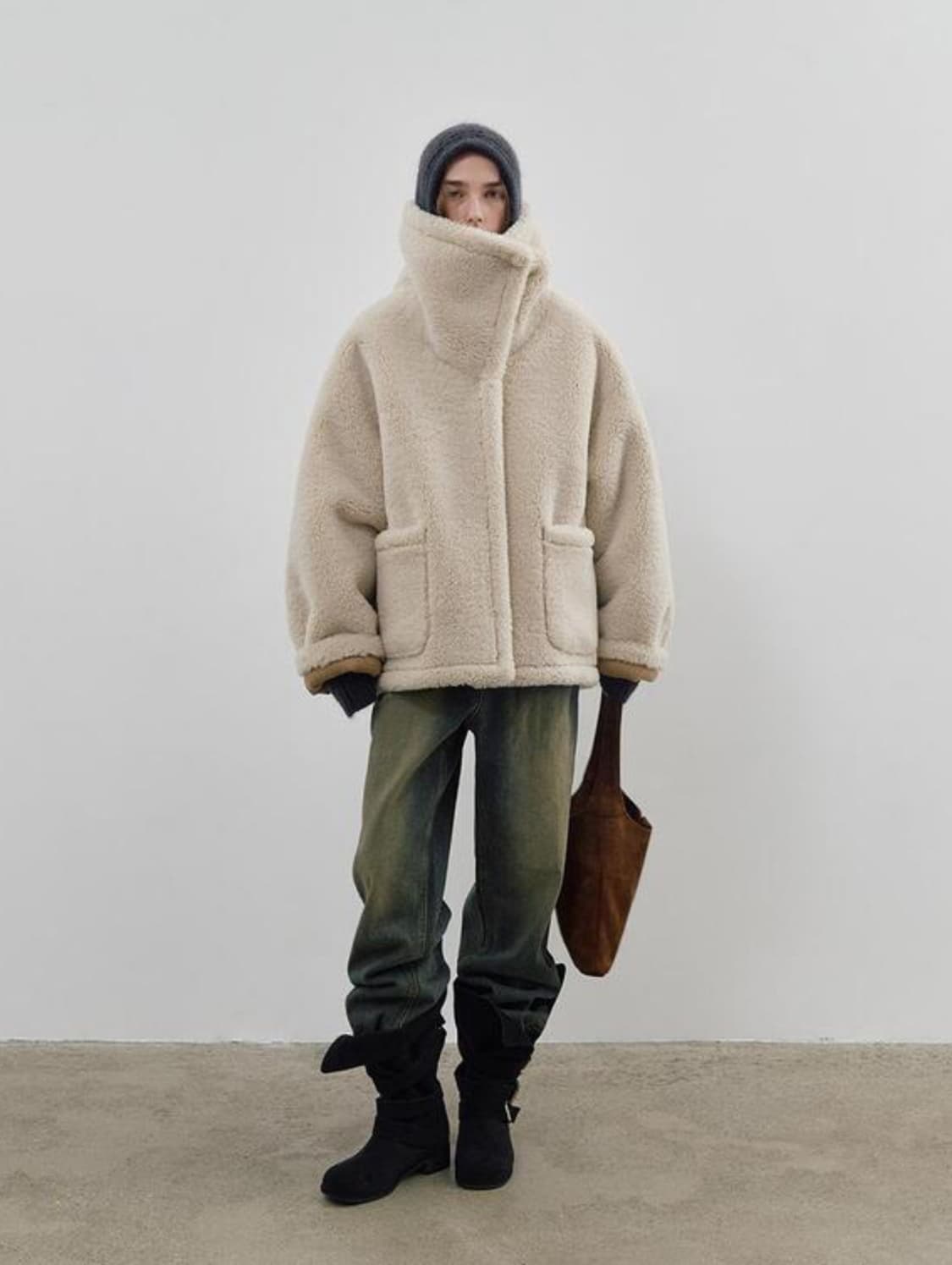 ofc 오에프씨 Cloud Shearling Mustang 상품이미지1