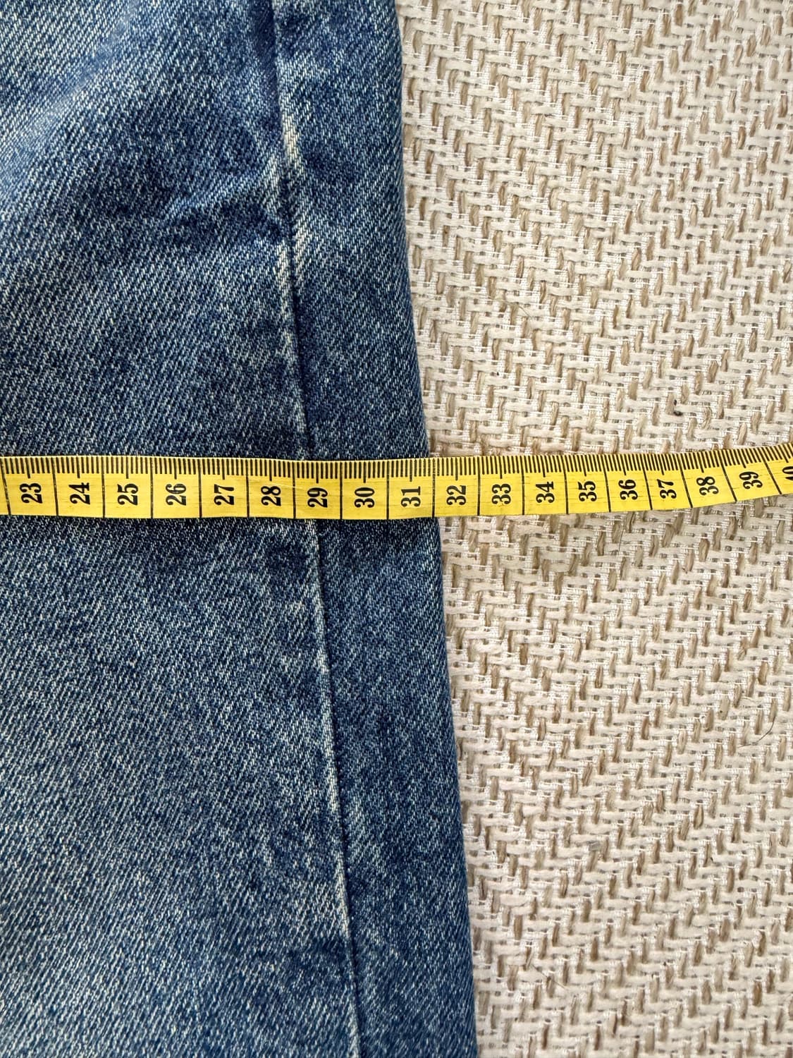 정품) 산드로옴므 로고 데님 청바지 32 상품이미지9