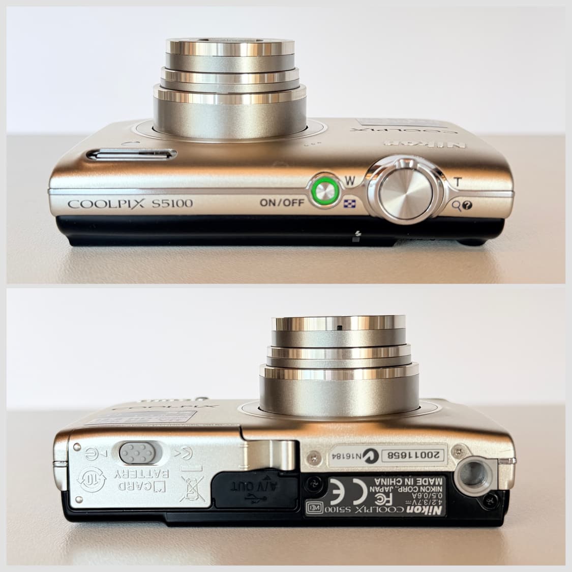 ✨츄 픽 미품 풀박스✨ 니콘 쿨픽스 S5100 실버 빈티지디카 상품이미지8