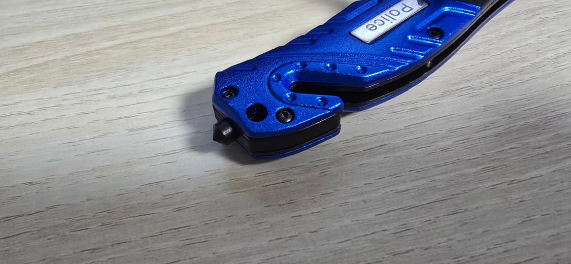 폴딩나이프 웨폰 라이트 폴리스 택티컬 나이프 스위치 블레이드 나이프 잭나 상품이미지3