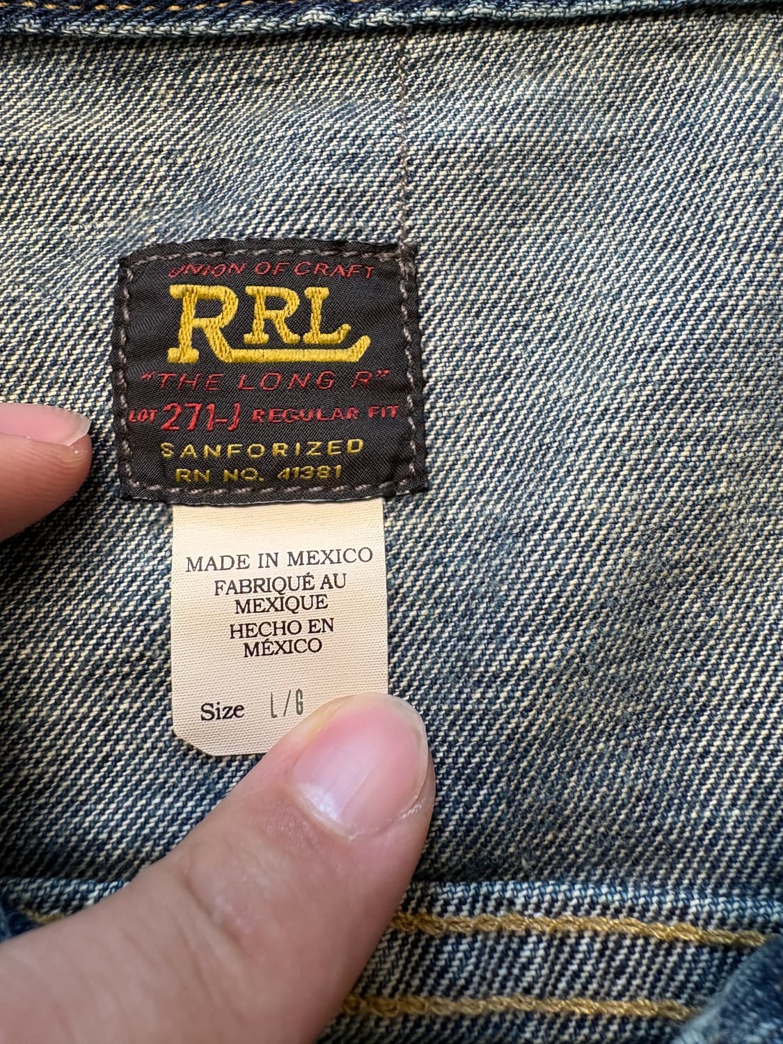 [L]더블알엘 rrl lot271 리랜드 새상품 상품이미지8