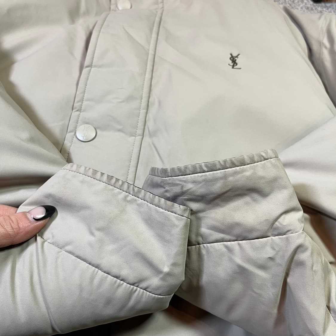 Y.S.L 입생로랑 리버시블 덕다운 패딩 상품이미지8