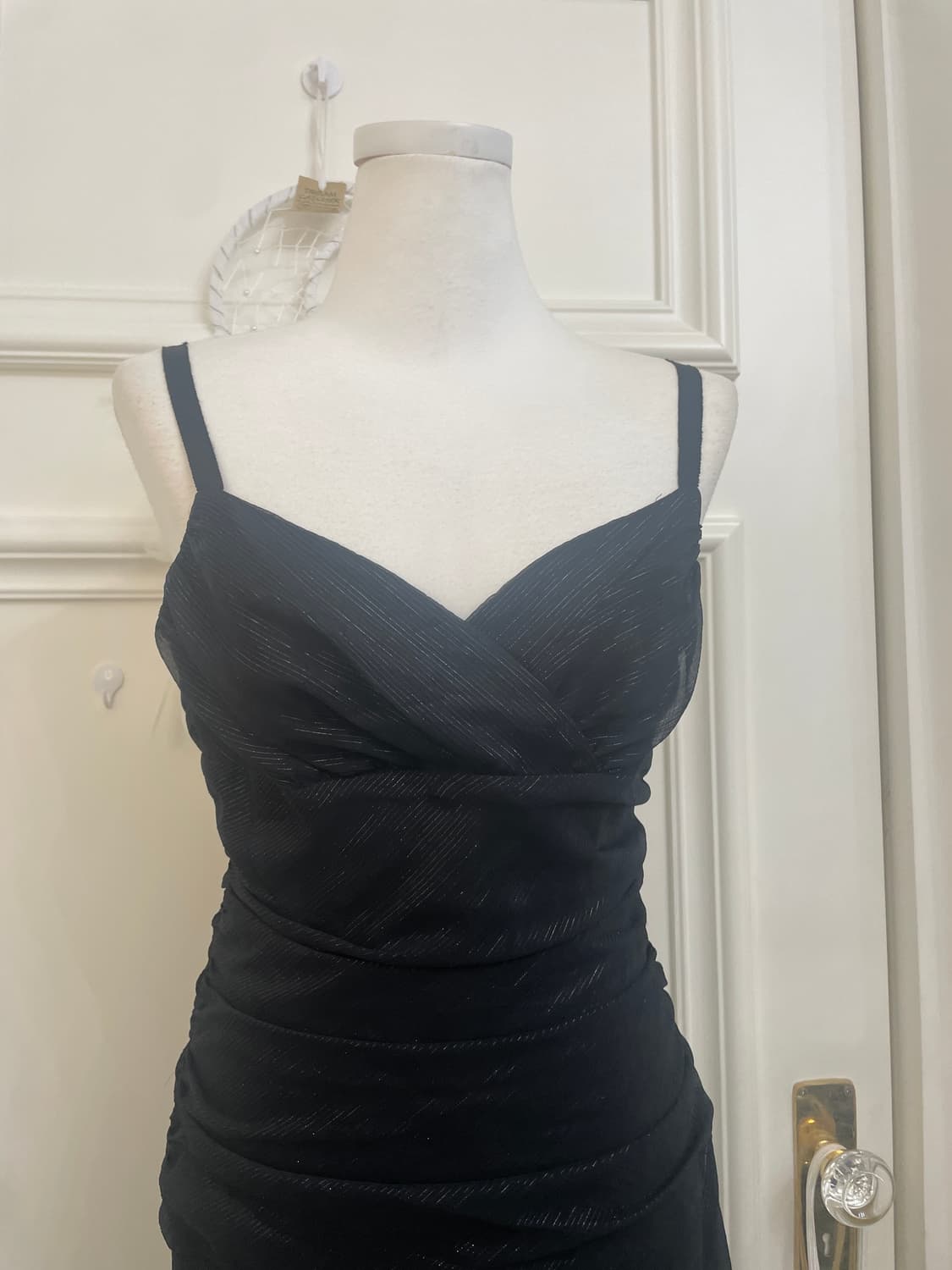 black glitter point draping summer midi 상품이미지5