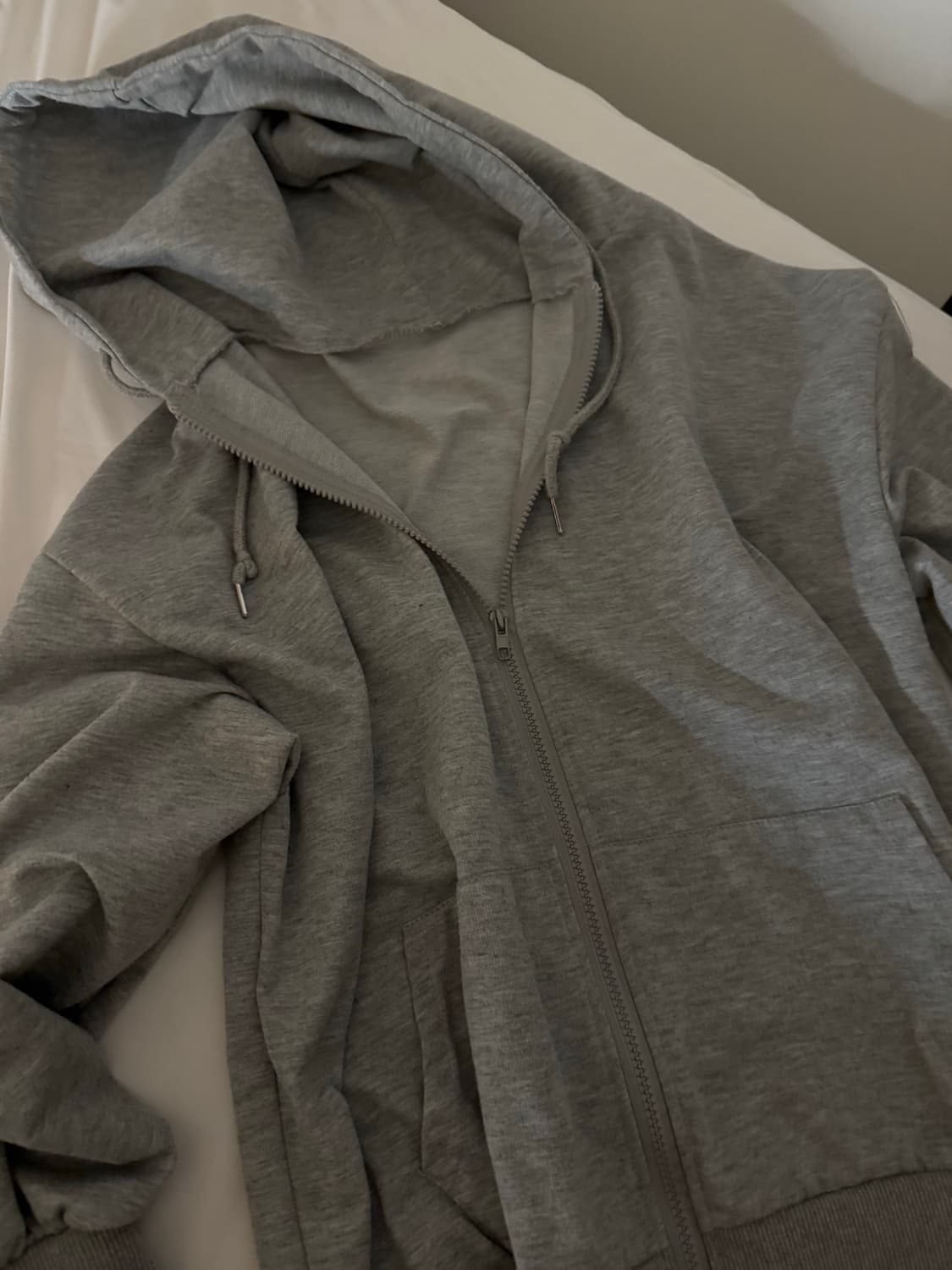 그레이 후드집업 상품이미지1