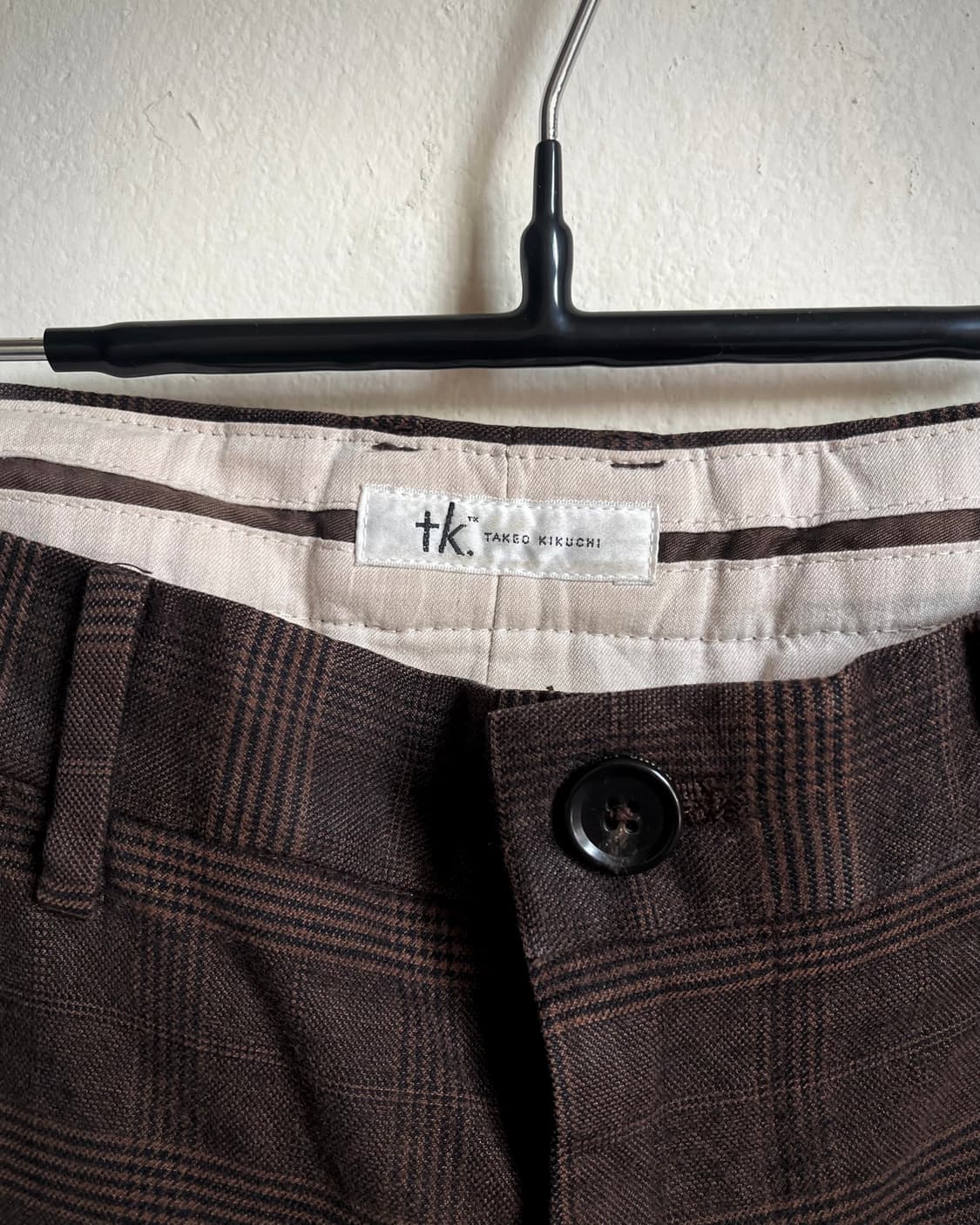 TAKEO KIKUCHI Gothic Brown Check Trouser 상품이미지5