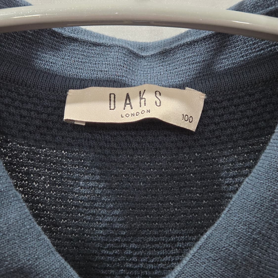 닥스 카라 반팔티 청록색 100 상품이미지3