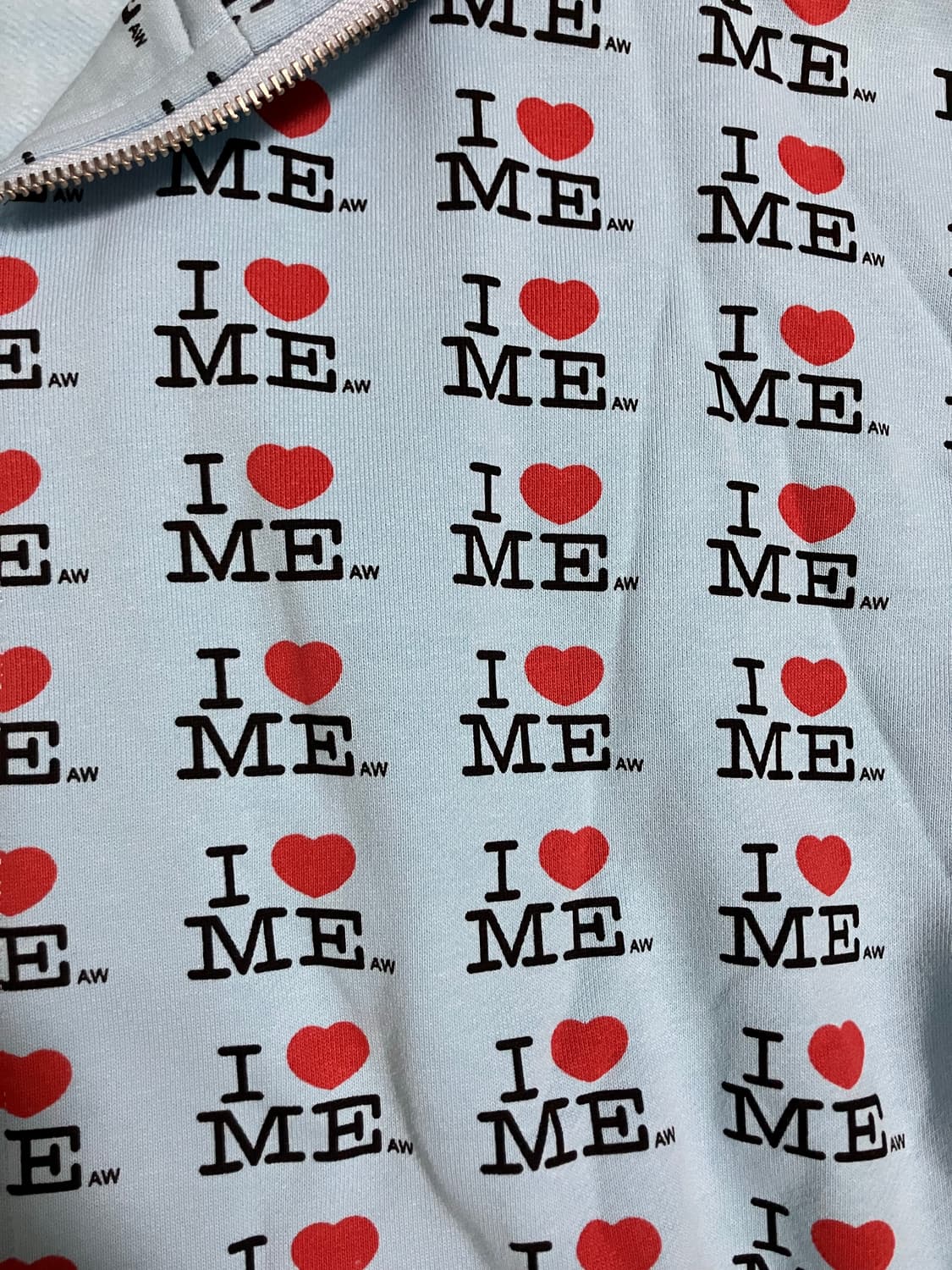 [S] 애슐리 윌리엄스 아이러브미 버터플라이 후디 블루 상품이미지5