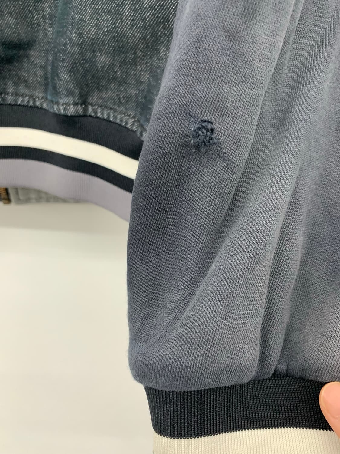 후부 데님 스타디움 집업 상품이미지7