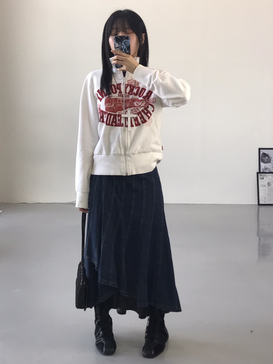 Jpn Denim Long Skirts 상품이미지3