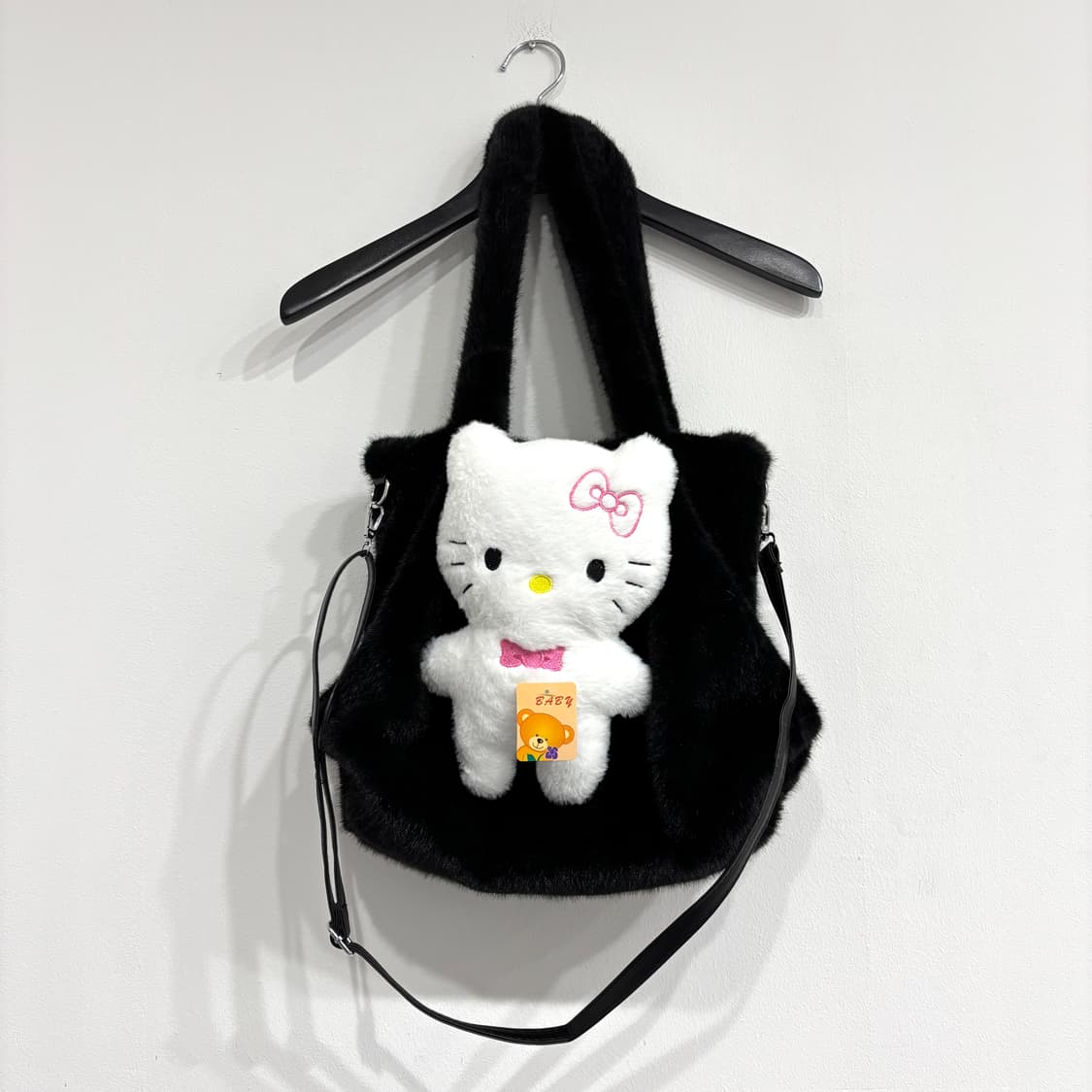 [새상품] 키티 인형 퍼 크로스백/ 숄더백 가방 상품이미지4