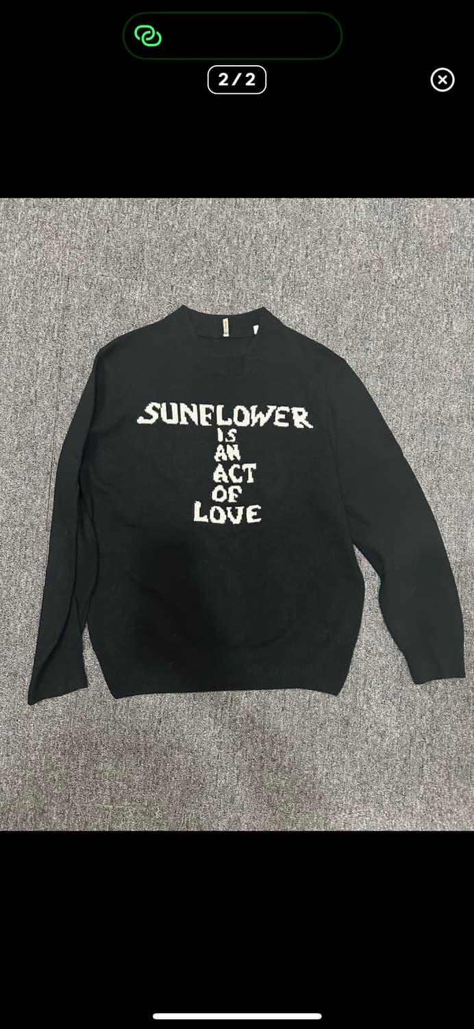 sunflower 선플라워 문 러브 니트 L 상품이미지2