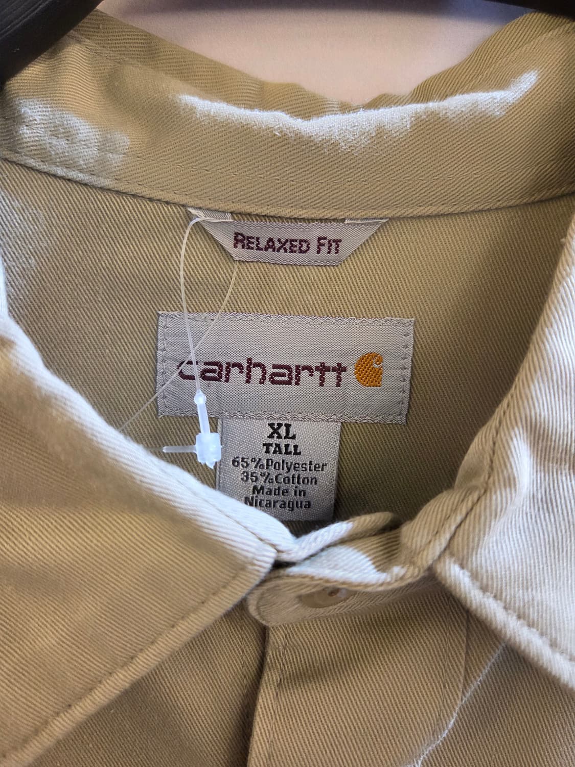 CARHARTT 칼하트 베이지 반팔셔츠 상품이미지2
