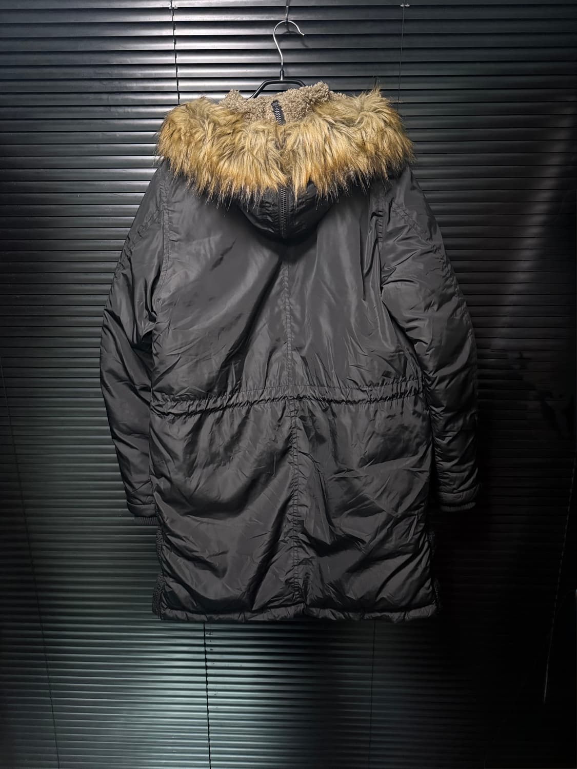 디젤 후드 라쿤 털 롱 패딩 야상 명품 빈티지 지퍼 고스 펑크 락 100 상품이미지5