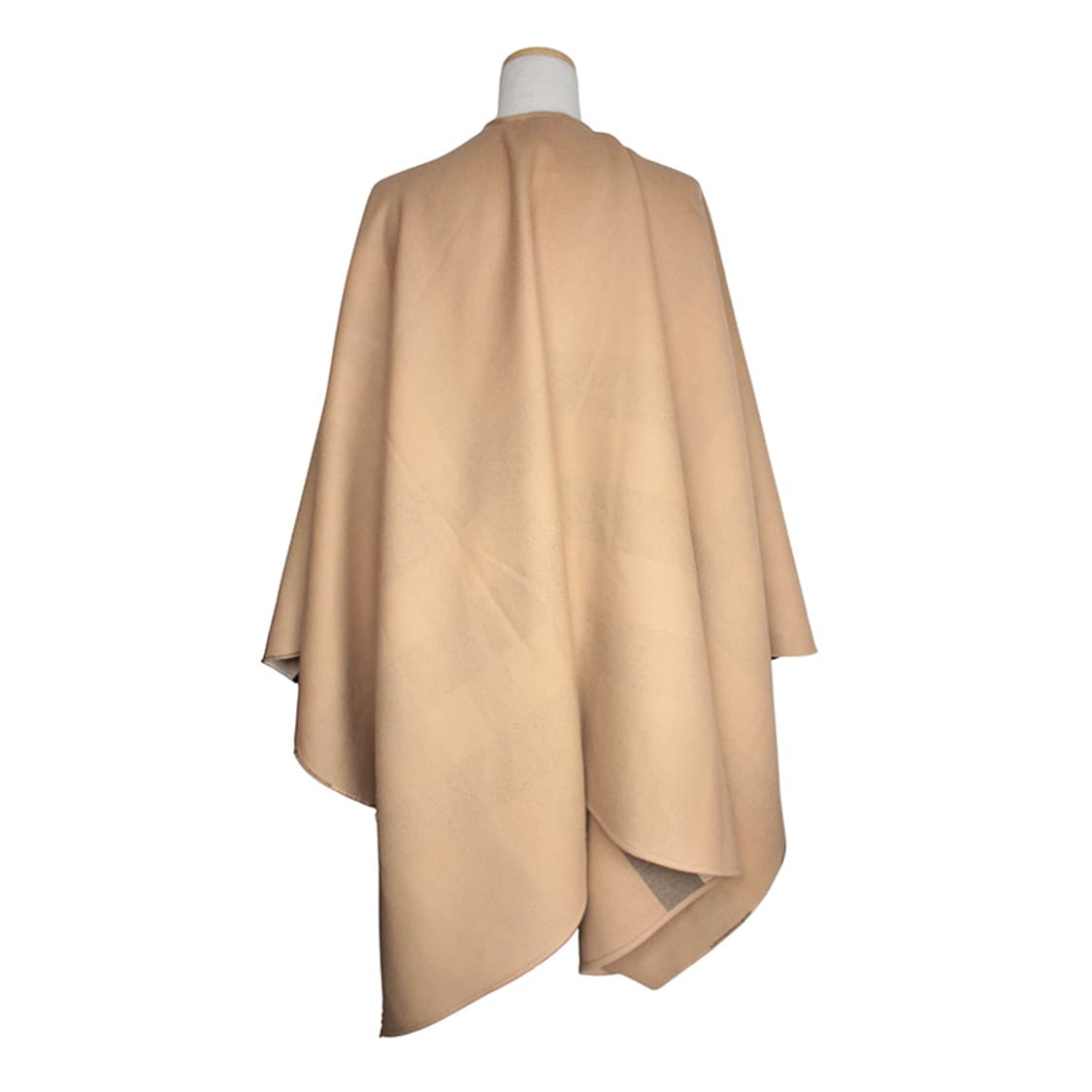 버버리 체크 양면 울 케이프 (프리사이즈) 상품이미지4